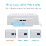 Für die XBOX Series S-Konsole seitlich montierter Lüfter RGB-Farblichtkühler – Bild 5