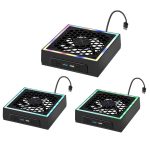 Für Microsoft XBOX Series X Top bunter Lüfter 3 einstellbare Geschwindigkeit – Bild 2