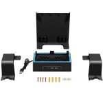 Für XBOX Series S Wandmontierte Kühlung RGB Multifunktionsbasis mit Lüfter und Haken, Wall Mounted Rack