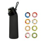 700ml Sport-Wasserflasche aus Tritan, BPA-frei, Wasserbecher mit Fruchtduft und 8 Duftringen