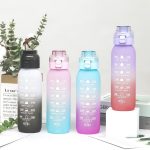 1000ml Tritan-Wasserbecher mit großem Fassungsvermögen, Farbverlauf-Wasserflasche für Outdoor-Sport – Bild 2