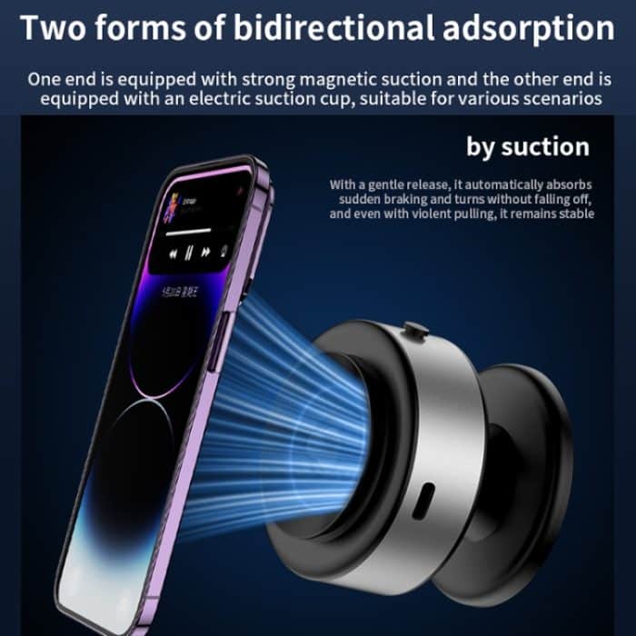 AIMITE X11 Auto-Vakuum-Adsorptions-Magnethalter für Mobiltelefone, universell verstellbar, Navigationshalterung – Bild 6