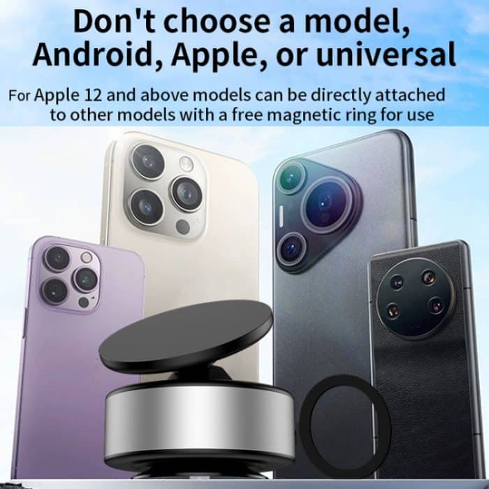 AIMITE X11 Auto-Vakuum-Adsorptions-Magnethalter für Mobiltelefone, universell verstellbar, Navigationshalterung – Bild 10