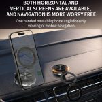 AIMITE C2 Auto Vakuum Saugnapf Magnetische Drei Achsen Verbindung Drehbare Handy Halter – Bild 11