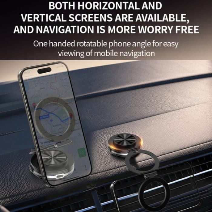 AIMITE C2 Auto Vakuum Saugnapf Magnetische Drei Achsen Verbindung Drehbare Handy Halter – Bild 11