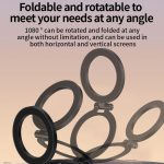 AIMITE C2 Auto Vakuum Saugnapf Magnetische Drei Achsen Verbindung Drehbare Handy Halter – Bild 13