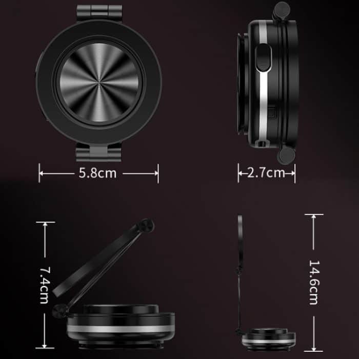 AIMITE C2 Auto Vakuum Saugnapf Magnetische Drei Achsen Verbindung Drehbare Handy Halter – Bild 15