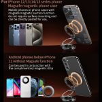 AIMITE C2 Auto Vakuum Saugnapf Magnetische Drei Achsen Verbindung Drehbare Handy Halter – Bild 16