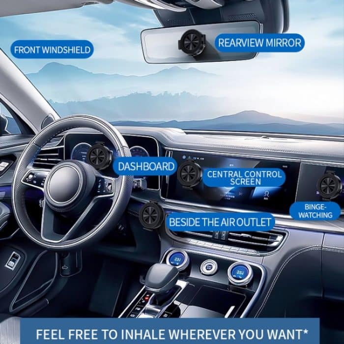 AIMITE C2 Auto Vakuum Saugnapf Magnetische Drei Achsen Verbindung Drehbare Handy Halter – Bild 17