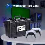 DEVASO Aufbewahrungsbox für Spielkonsolen, wasserdichte Hartschalen-Handheld-Hülle, For PS5 – Bild 2