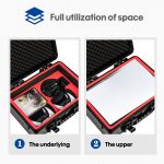 DEVASO Aufbewahrungsbox für Spielkonsolen, wasserdichte Hartschalen-Handheld-Hülle, For PS5 – Bild 5