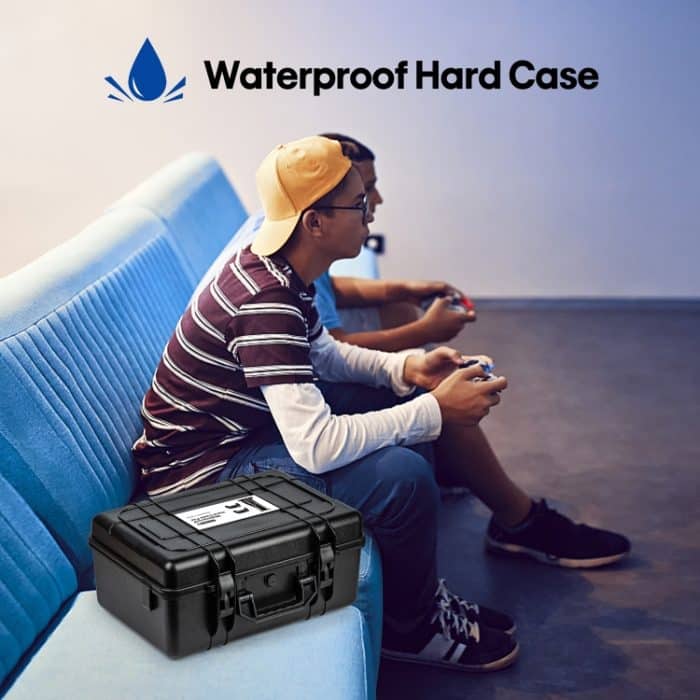 DEVASO Aufbewahrungsbox für Spielkonsolen, wasserdichte Hartschalen-Handheld-Hülle, For PS5 – Bild 6