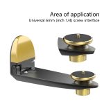 Schwenkkopf aus Aluminiumlegierung, verstellbare, faltbare Projektor-Wandhalterung – Bild 3