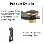Schwenkkopf aus Aluminiumlegierung, verstellbare, faltbare Projektor-Wandhalterung – Bild 6