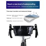 Rhinowalk X20997 Fahrrad-Lenkertasche, 4 l, komplett wasserdicht, multifunktional, Fahrradtasche – Bild 5