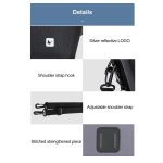 Rhinowalk X20997 Fahrrad-Lenkertasche, 4 l, komplett wasserdicht, multifunktional, Fahrradtasche – Bild 8