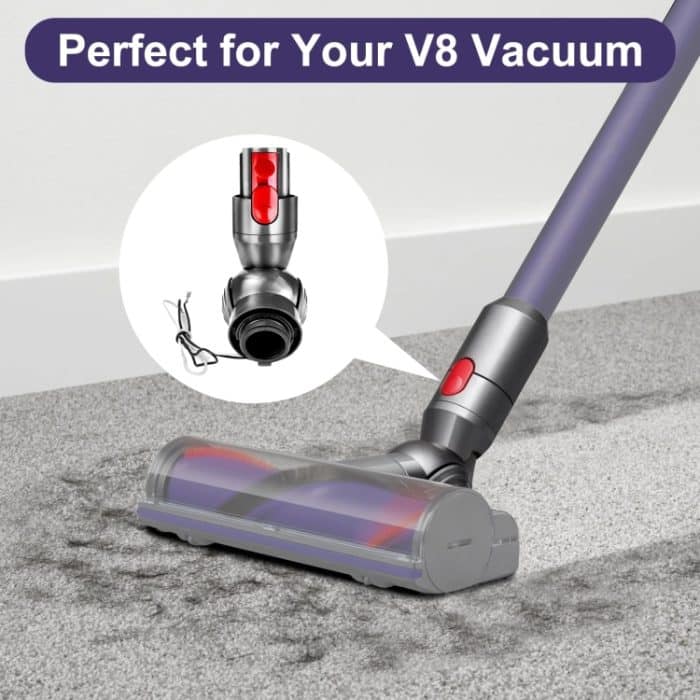 Für Dyson V8 V10 Staubsauger Direktantrieb Kopf Winkelstück mit Rädern Reparaturteile – Bild 5