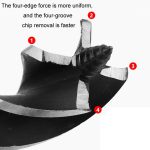 Outdoor Camping Survival Bohrer Bohren Hacken Holz Werkzeuge, Gray, Brown – Bild 4