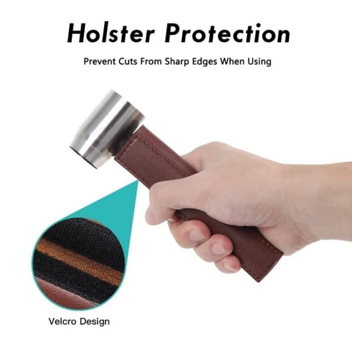 Outdoor Camping Survival Bohrer Bohren Hacken Holz Werkzeuge, Gray, Brown – Bild 5