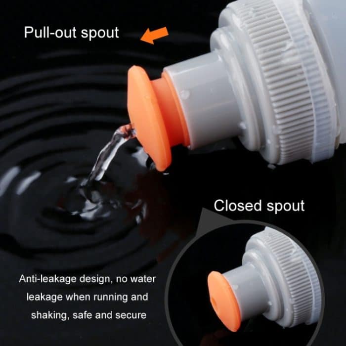 330ml Sport Lauf Wasserflasche Mountainbike Tragbare Fitness Große Kapazität Gebogene Wasserflasche – Bild 6