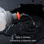 330ml Sport Lauf Wasserflasche Mountainbike Tragbare Fitness Große Kapazität Gebogene Wasserflasche – Bild 7