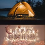 TUBUZHE 2 In 1 LED Tragbare Lichterkette Camping Atmosphäre Licht USB Aufladbare Outdoor Zelt Nachtlicht – Bild 13