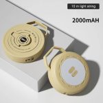 TUBUZHE 2 In 1 LED Tragbare Lichterkette Camping Atmosphäre Licht USB Aufladbare Outdoor Zelt Nachtlicht – Bild 6