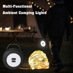 TUBUZHE 2 In 1 LED Tragbare Lichterkette Camping Atmosphäre Licht USB Aufladbare Outdoor Zelt Nachtlicht – Bild 10