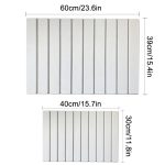 Kieselgur-Geschirr-Trockenmatte, faltbares Abtropfgestell, saugfähige Matte für Küche und Bad, 30x40cm, 60x39cm – Bild 3