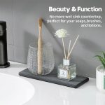 2 teile/satz Saugfähigen Coaster Kieselgur Trocknen Matte Bad Schnell trocknend Drainage Matte, 22.5x7cm – Bild 5