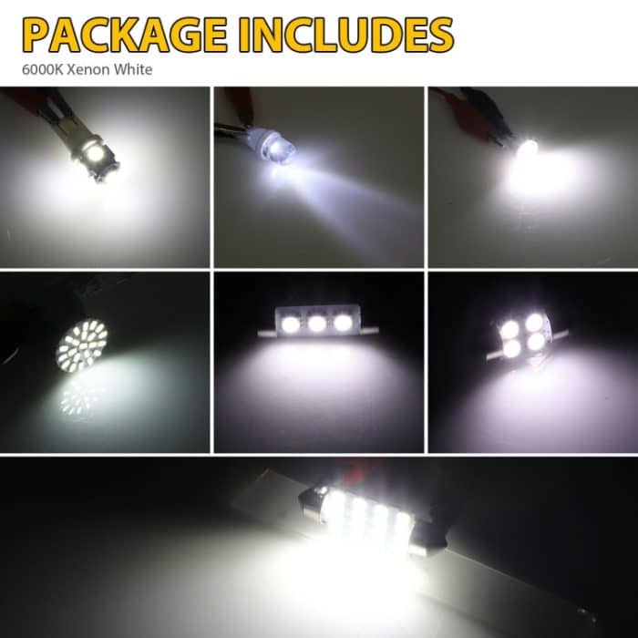 42 teile/satz Auto Innen Lesen LED Licht Kombination Set, 42pcs/Set – Bild 6