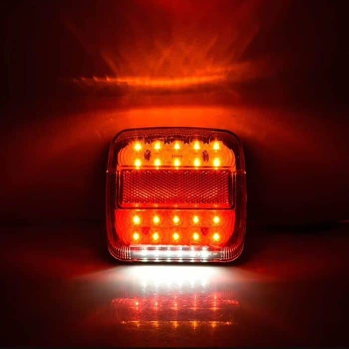 Transparentes quadratisches LED-Bremsrücklicht für Anhänger – Bild 5