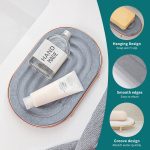 Kieselgur-Arbeitsplatte, wasserabsorbierende Abtropfmatte, Regal, Badezimmer-Waschbecken, Drainagematte, 30x19cm, 30x10cm – Bild 5