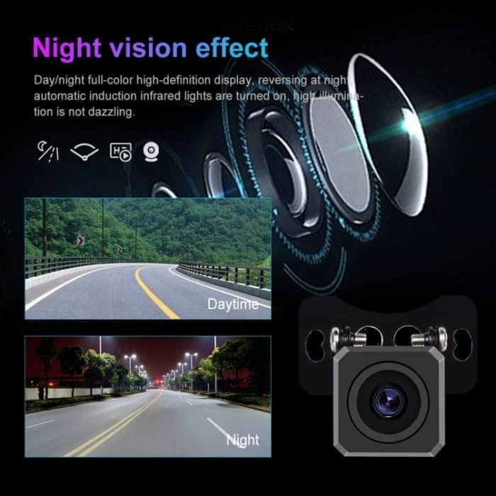 11,26 Zoll 2-Split Streaming Media Rückspiegel vorne und hinten Dual Kamera Recorder – Bild 8