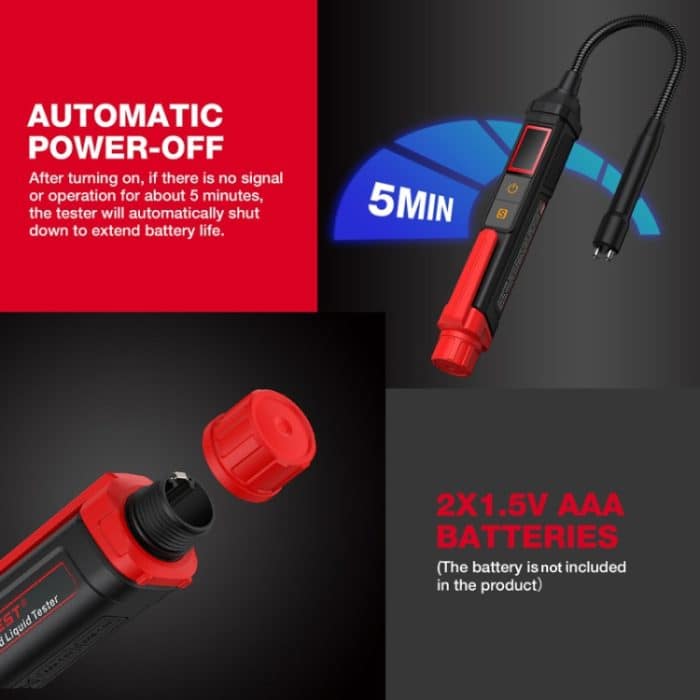 HABOTEST HT663L Feuchtigkeitserkennungsstift für Bremsflüssigkeiten von Motorrädern – Bild 13