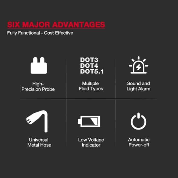 HABOTEST HT663L Feuchtigkeitserkennungsstift für Bremsflüssigkeiten von Motorrädern – Bild 4