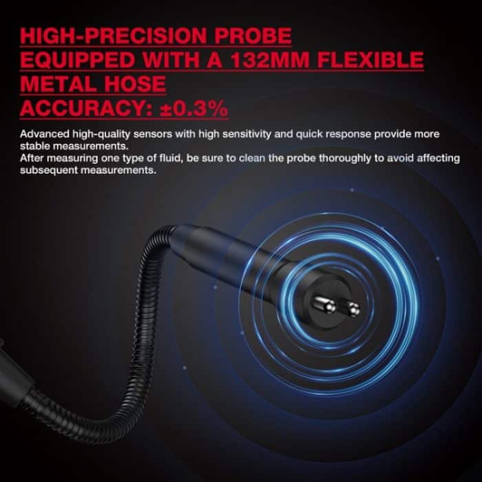 HABOTEST HT663L Feuchtigkeitserkennungsstift für Bremsflüssigkeiten von Motorrädern – Bild 9