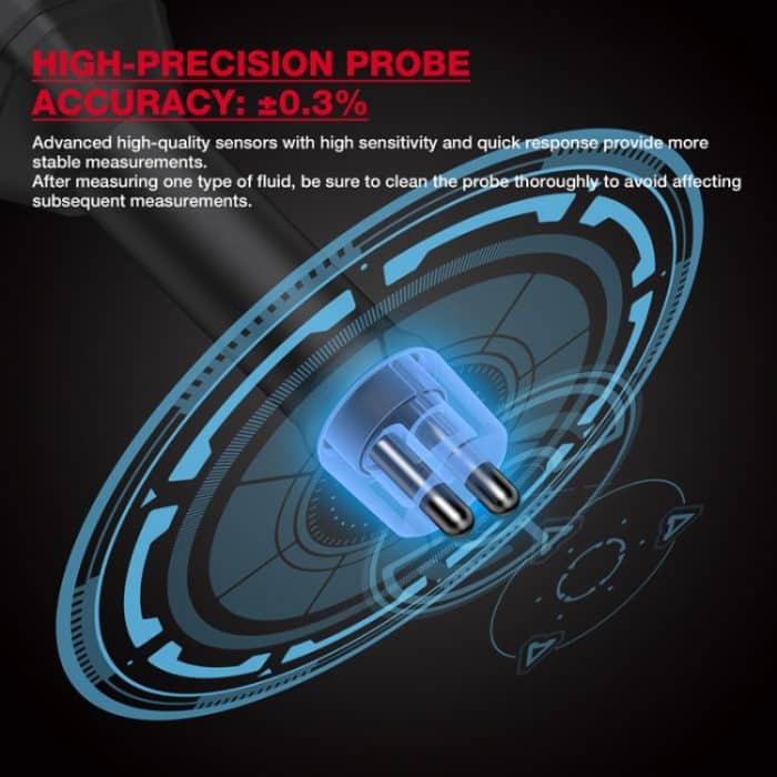 HABOTEST HT663 Stift zur Feuchtigkeitserkennung für Bremsflüssigkeiten von Motorrädern – Bild 10