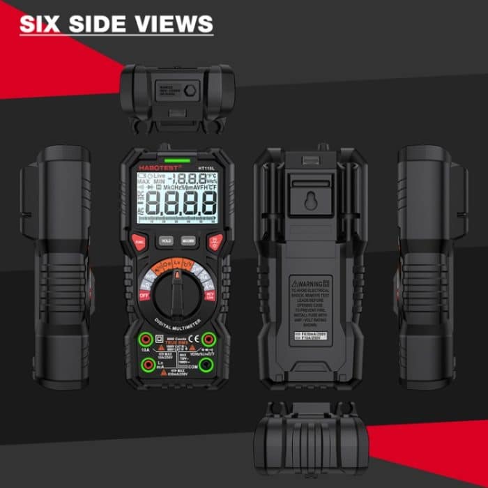 HABOTEST HT118L Mini-Multimeter mit hoher Präzision und intelligentem Brennschutz für Elektriker, HT118L – Bild 3