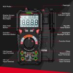 HABOTEST HT118L Mini-Multimeter mit hoher Präzision und intelligentem Brennschutz für Elektriker, HT118L – Bild 5