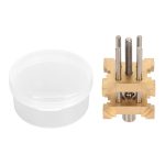 Vierseitiger Uhrwerkhalter aus reinem Kupfer