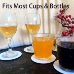 4 stücke PU Leder Auto Coaster Auto Dekorative Wasser Absorption Tasse Waschbecken Matte, 6.8cm – Bild 8