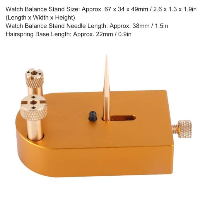 Quadratische Unruhhalterung aus Metall für Uhren mit Spiralfeder – Bild 3