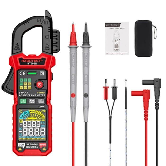 HABOTEST HT205D Klemme Intelligentes Anti-Brennen Multifunktions-Hochpräzisions-Digitalmultimeter, HT205D – Bild 2