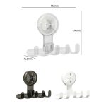 Multifunktionaler Haushalts-Saugnapf-Haken, Aufbewahrungsregal, spurloser Klebehaken – Bild 2