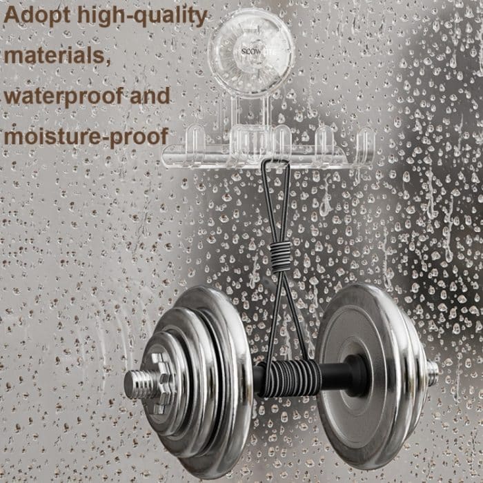 Multifunktionaler Haushalts-Saugnapf-Haken, Aufbewahrungsregal, spurloser Klebehaken – Bild 6