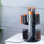 Für Dyson Airwrap Lockenstab Desktop Storage Rack Wandhalterung aus Kohlenstoffstahl