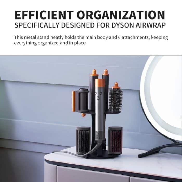 Für Dyson Airwrap Lockenstab Desktop Storage Rack Wandhalterung aus Kohlenstoffstahl – Bild 5