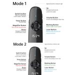 ASiNG A81 32 GB digitale Laser-Präsentationsfernbedienung mit Zeitanzeige, Red Light, Green Light – Bild 10