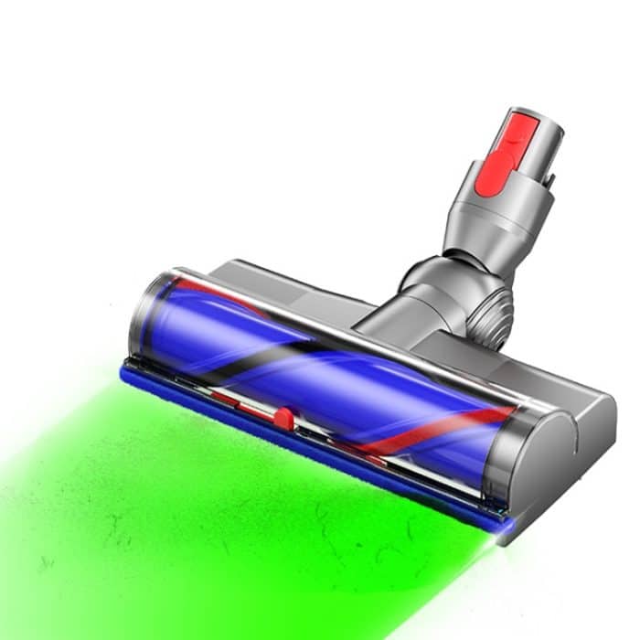 Für Dyson V7 V8 V10 V11 V15 Hochdrehmoment-Direktantriebs-Rollenbürstenkopf mit Staubanzeigelicht – Bild 1